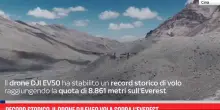 Record storico, il drone DJI EV50 vola sopra l'Everest