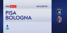 Pisa-Bologna 0-1: gol e highlights