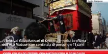Kyoto, sfilata del festival Gion Matsuri sfida il gran caldo