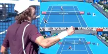 De Minaur &egrave; ovunque: chiude alla grande il 1&deg; set. VIDEO