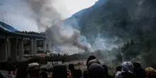 Val Susa, scontri a marcia No Tav. Assaltato cantiere Chiomonte. FOTO