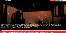 Manila, incendio distrugge 1.500 case, 600 famiglie sfollate