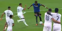 Real Madrid-Inter, il gol di Mbapp&eacute; sul pasticcio difensivo nerazzurro. VIDEO