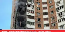 Ucraina, droni russi colpiscono palazzo e azienda: 6 feriti