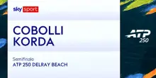 Cobolli-Korda: highlights Atp Delray Beach
