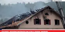 Svizzera, incendio distrugge palazzo a Thusis: dispersi