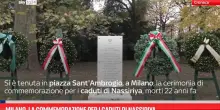 Milano, la commemorazione per i caduti di Nassiriya