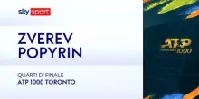 Zverev in semifinale a Toronto: gli highlights della vittoria su Popyrin