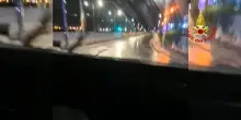 Incendio in deposito At a Firenze: 12 autobus distrutti