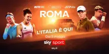 Tennis, Internazionali d'Italia dal 5 maggio live su Sky
