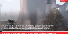 Germania, esplosione rade al suolo torre di raffreddamento