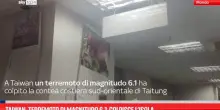 Taiwan, terremoto di magnitudo 6.1 colpisce l&rsquo;isola