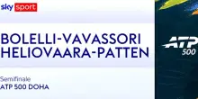 Bolelli/Vavassori-Heliovaara/Patten: highlights Atp Doha