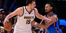 Jokic chiude in tripla doppia, ma perde con OKC