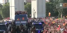 Spagna campione del mondo, festa a Madrid per la Roja