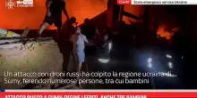 Attacco russo a Sumy: decine i feriti, anche tre bambini