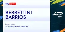 Berrettini-Barrios: highlights Atp Rio de Janeiro