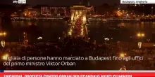 Ungheria, protesta contro Orban per scandalo abusi su minori