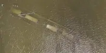 Danubio ai minimi storici, riaffiora un relitto del 1937