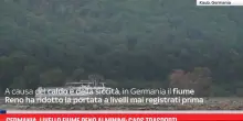 Germania, livello fiume Reno ai minimi: caos trasporti