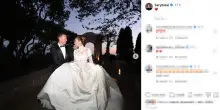 Ilary Blasi e Bastian M&uuml;ller sposi, foto del matrimonio e del vestito