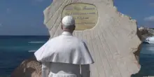 Papa Leone a Lampedusa, la visita al molo Favarolo