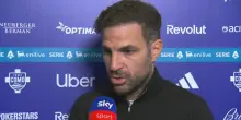Fabregas: 'Vi spiego cosa &egrave; successo con Gasperini a fine partita'. VIDEO