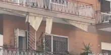 Roma, tromba d'aria a nord est devasta strade e mercato