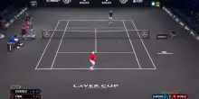 Laver Cup, palla corta di Zverev: Alcaraz applaude