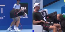 Problema per Shapovalov: si fa male e si ritira contro Alcaraz. VIDEO