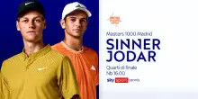 Madrid Open, oggi alle 16 Sinner-Jodar su Sky