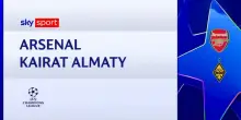 Arsenal-Kairat 3-2: gol e highlights