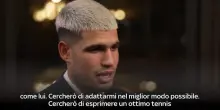 Alcaraz: 'Non sono abituato indoor, ma sto migliorando'