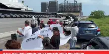 Texas, protesta contro SpaceX durante visita investitori