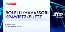 Bolelli/Vavassori-Krawietz/Puetz: gli highlights delle Atp Finals