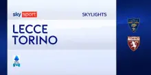 Lecce-Torino 2-1: gol e highlights