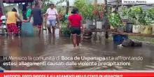 Messico, forti piogge e allagamenti nello stato di Veracruz