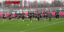 Bayern Monaco, l'allenamento alla vigilia dell'Atalanta