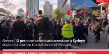 Sydney, scontri e arresti fuori all'Expo della difesa