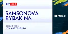 Samsonova-Rybakina: highlights Wta Toronto