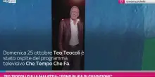 Teo Teocoli sulla malattia: &ldquo;Sono in via di guarigione&rdquo;