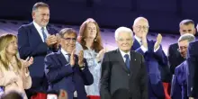 Giochi Mediterraneo, Mattarella e Meloni a Taranto. FOTO