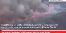 California, incendio a Santa Clarita: diverse evacuazioni