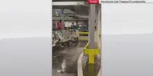 Malpensa, piove dentro l'aeroporto: le immagini