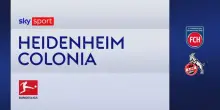 Heidenheim-Colonia 2-2: gol e highlights