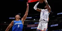 OKC supera Orlando, Minnesota vince senza Edwards