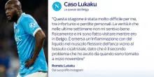 Lukaku, la posizione del Napoli non cambia dopo il messaggio