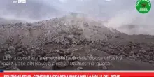 Eruzione Etna, continua colata lavica nella Valle del Bove