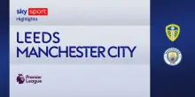 Leeds-Manchester City 0-1: gol e highlights