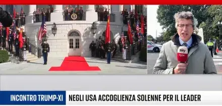 Sky TG24 Timeline, incontro tra Trump e Xi alla casa Bianca